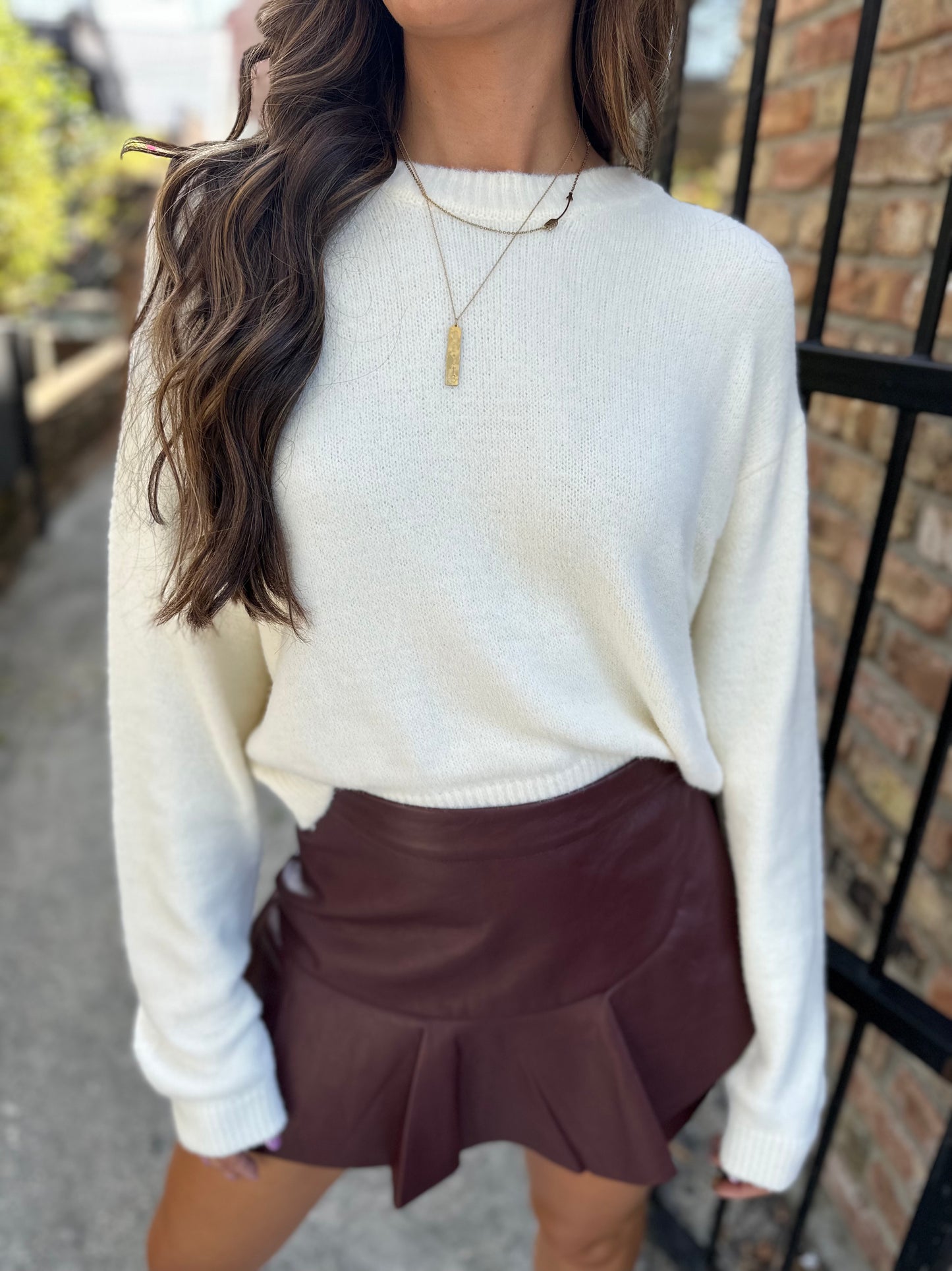 Shelby Sweater- Cream