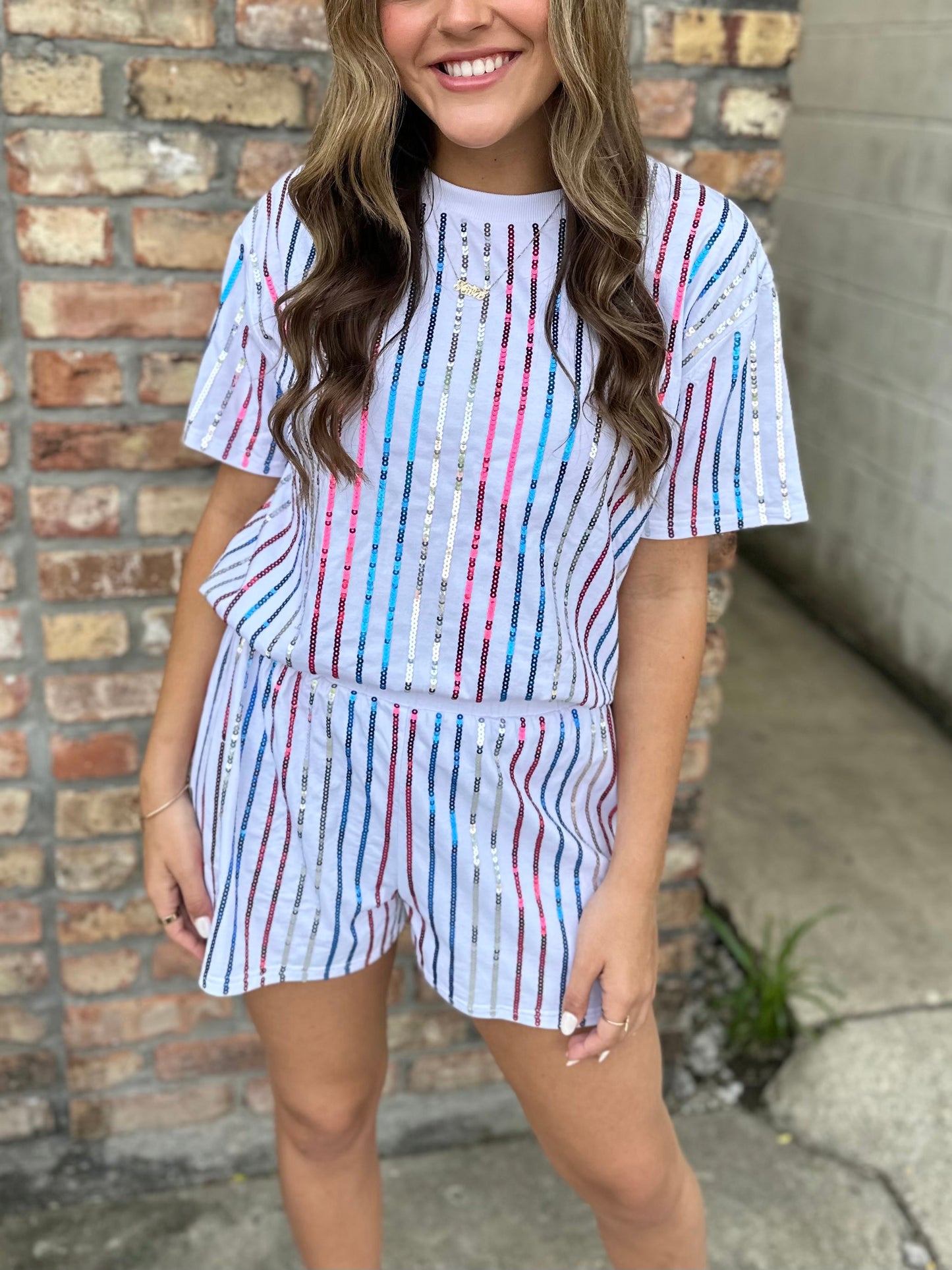 4th of July Stripe Top