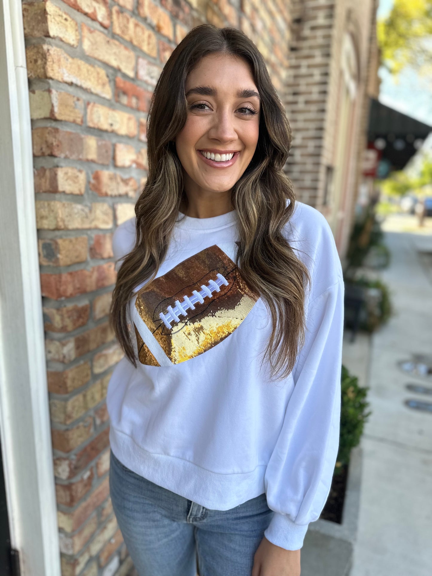 Queen of Football Sweatshirt
