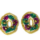 Little King Cake Stud Earrings