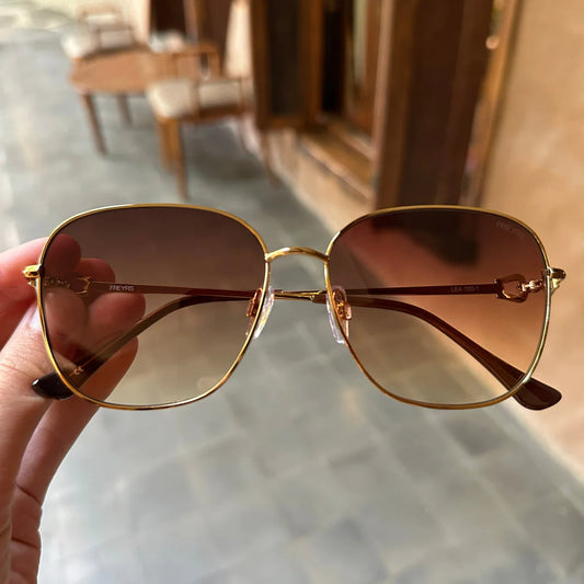 Sunglasses- Lea Gold/Brown (150-1)