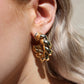 Coiled Hoop Earrings