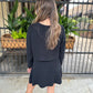 Hudson Sweater & Skirt 2pc Set- Black