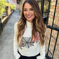 Spider Web Sequin Sweater-Ivory