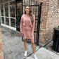 Hudson Sweater & Skirt 2pc Set- Dusty Pink