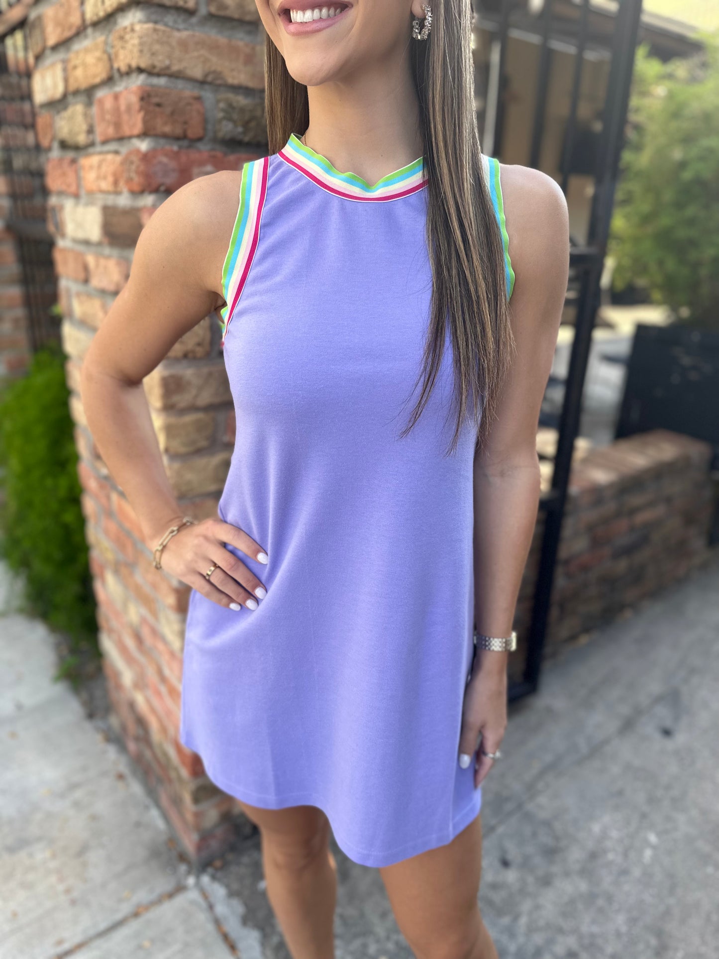 Wesley Tennis Dress-Lavender