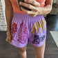 Rainbow Tiger Shorts- Lavender