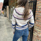 Z Supply Desmond Stripe Sweater- Sandstone