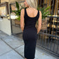 Z Supply Viviana Rib Dress- Black