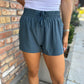 Mikey Athletic Shorts- Blue Green