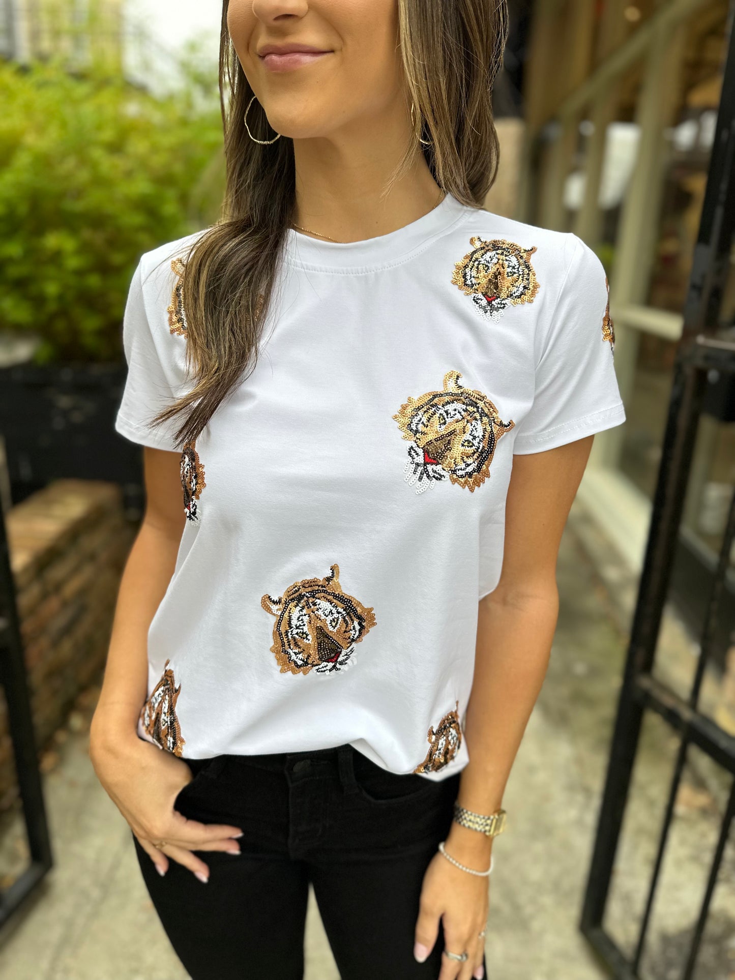 Tiger Takeover Tee- White