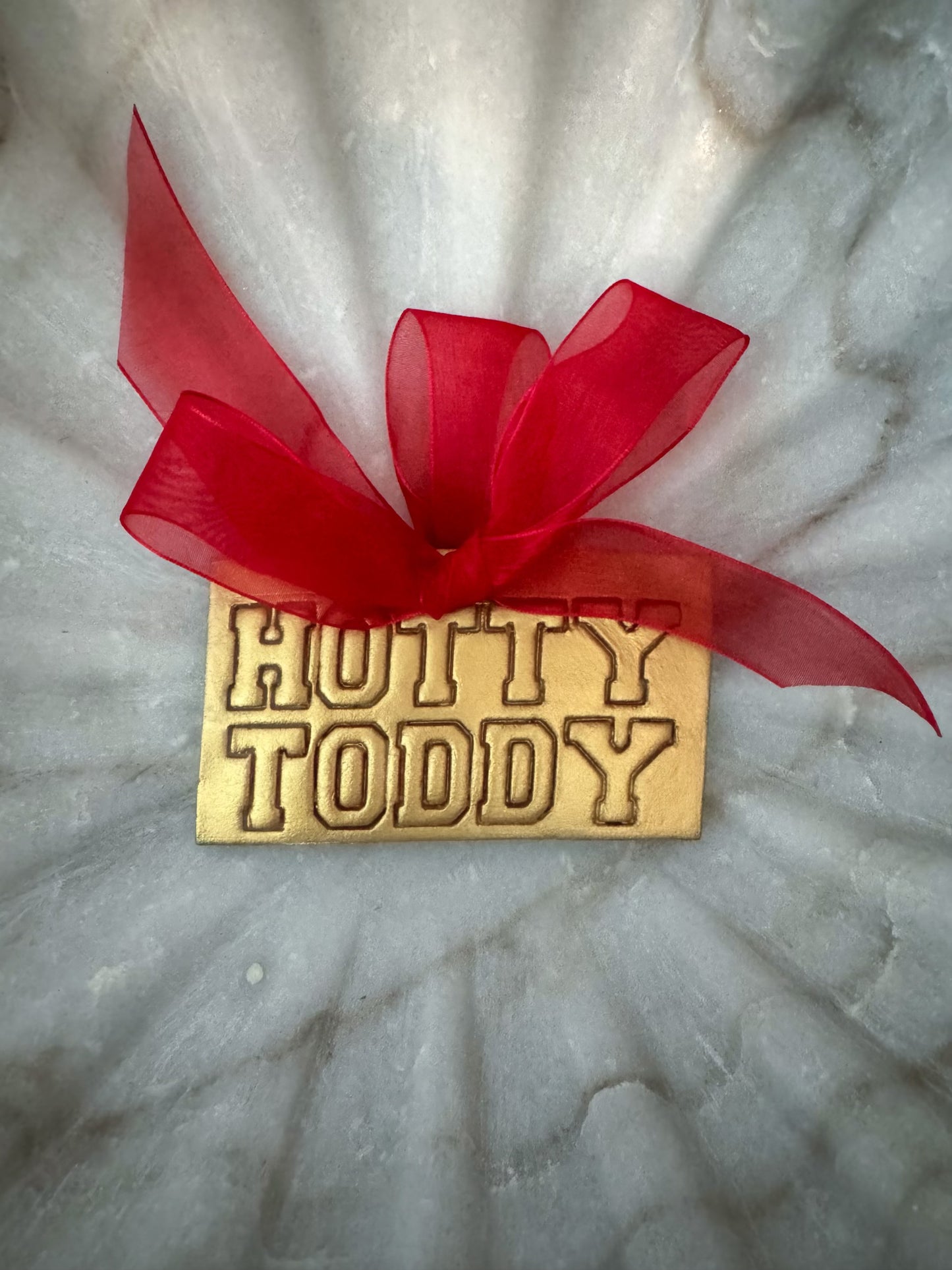 Hotty Toddy Ornament- Gold