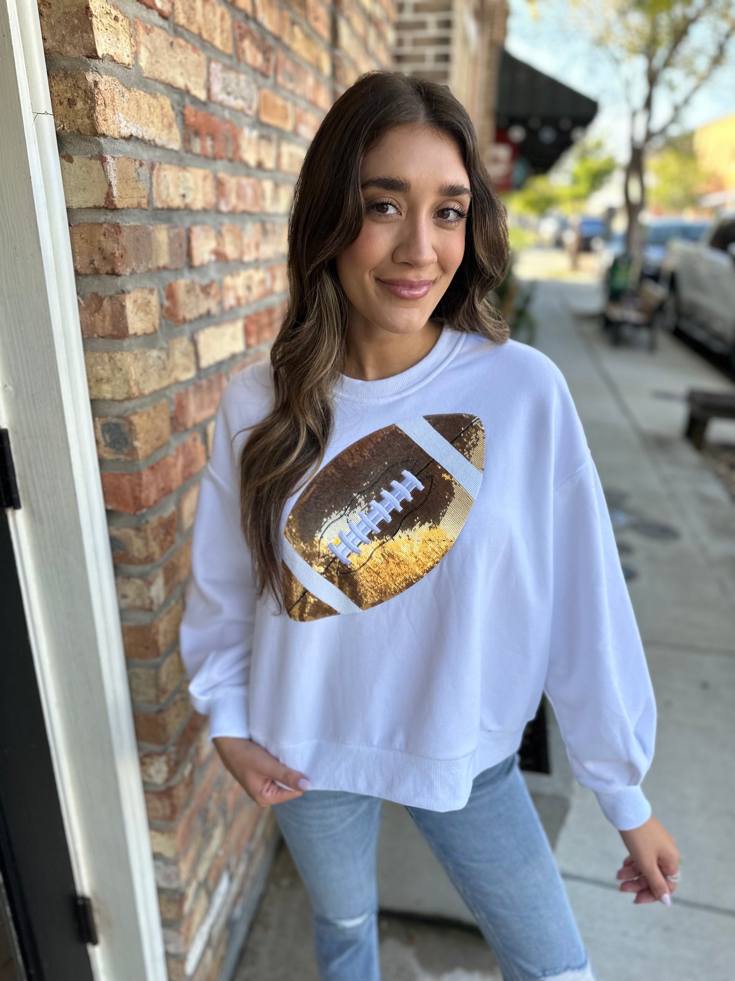 Queen of Football Sweatshirt