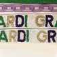 Seed Bead Strap- Mardi Gras