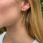 Three Link Earrings- Gold