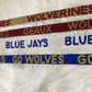 Seed Bead Strap- Wolves (Blue/Yellow)