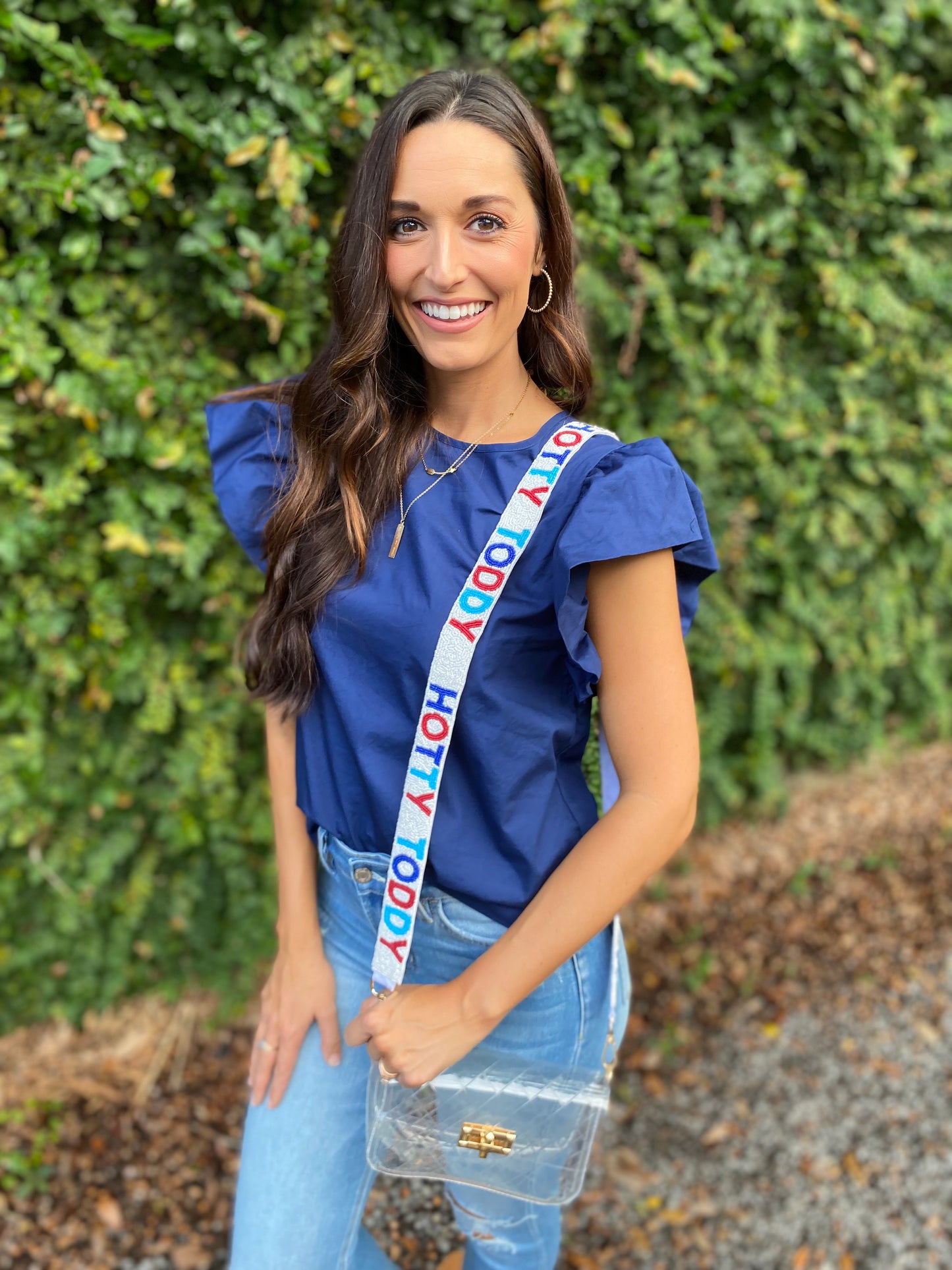 Seed Bead Strap- Hotty Toddy