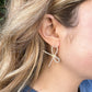 Rowan Bow Stud Earrings- Gold