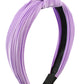 Satin Knot Headband- Lavender