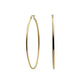 Oval Hoop Earrings- Gold