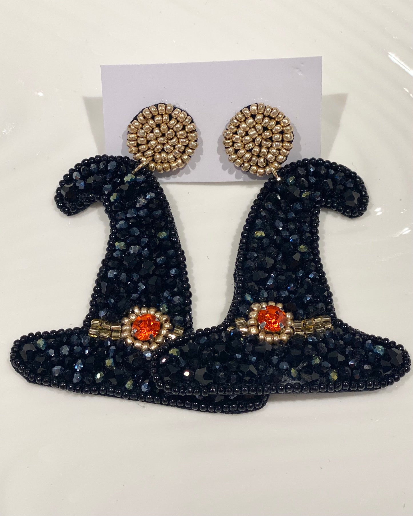 Witch Hat Earrings