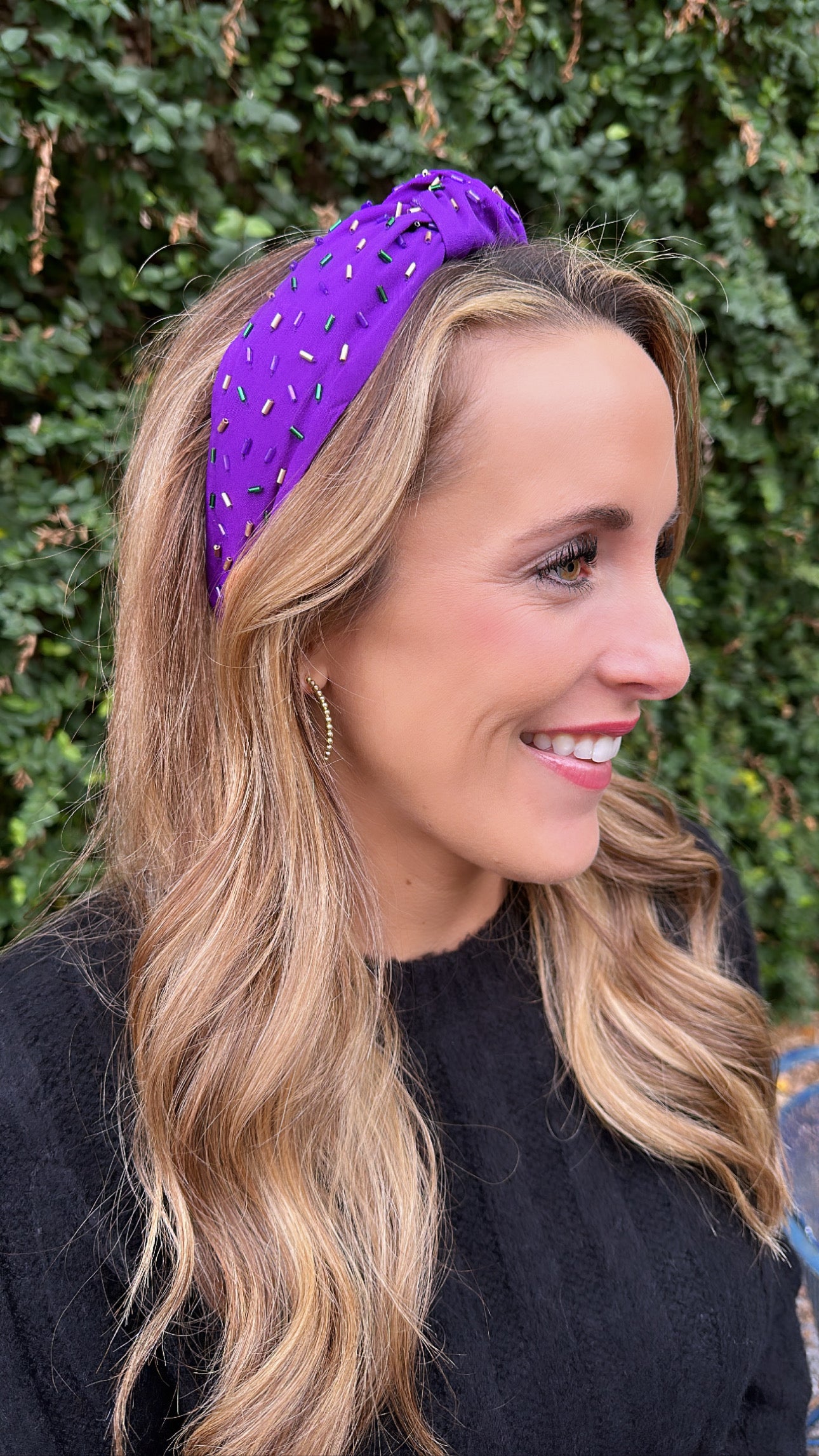 Confetti Headband- Purple MG