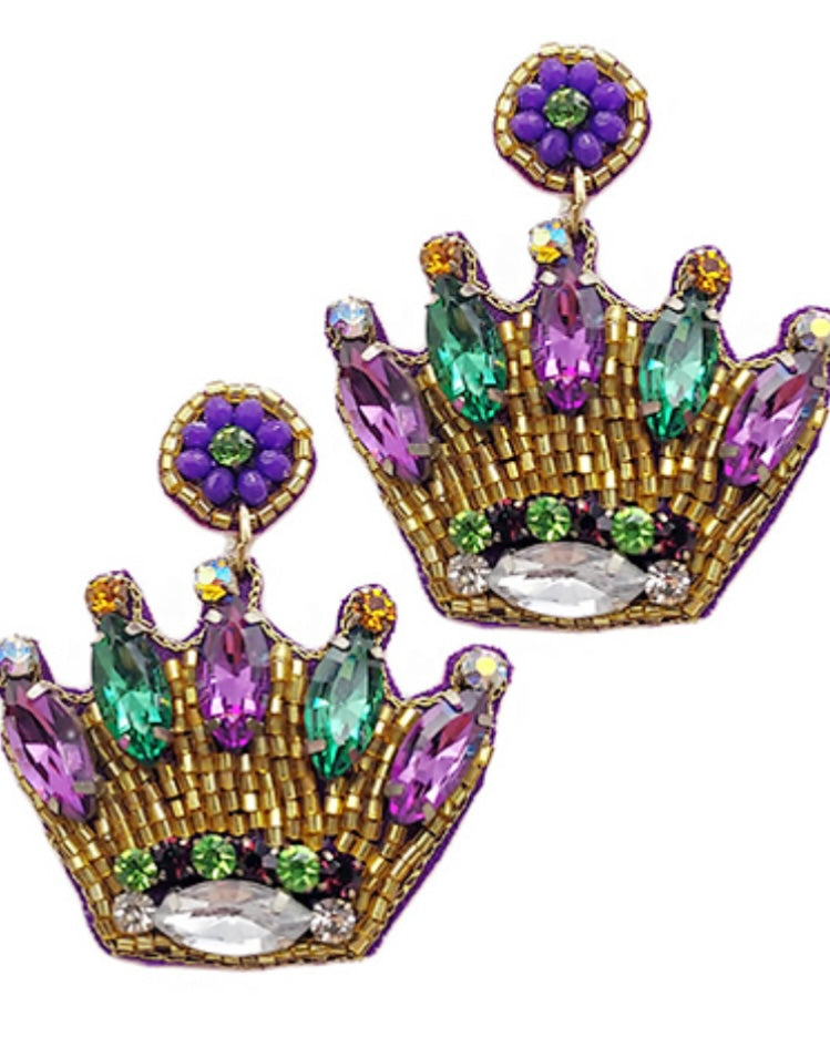 Crown Earrings- PGG